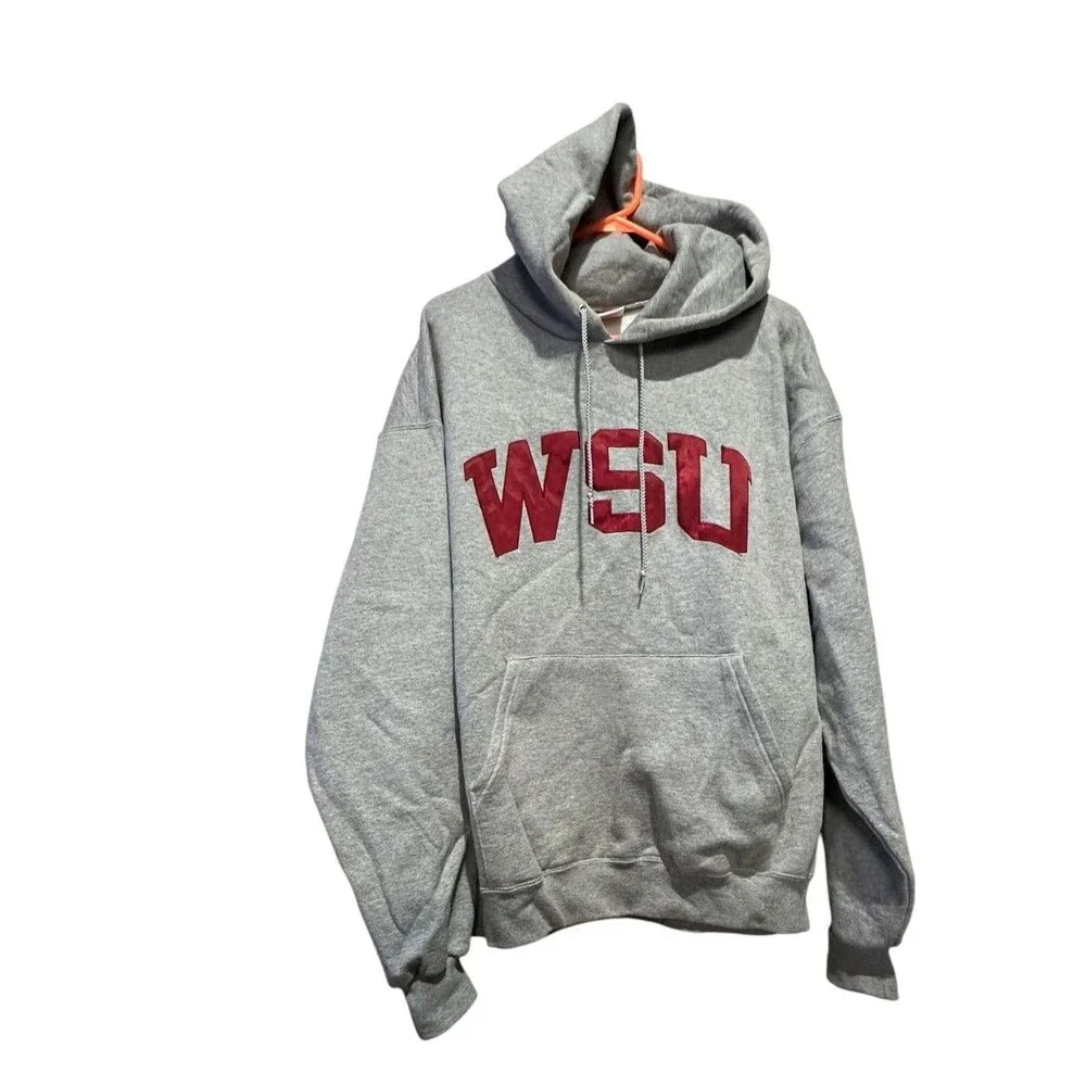 Washington State Cougars Champion Gray Hoodie Size XL Outdoor University Mens